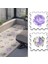 Dijital Baskılı Gül Desenli Balkon Halısı Yolluk Yapboz Puzzle Japon Halı 1