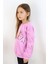Kız Çocuk Sweatshirt Pullu Yazı Baskılı 4-8 Yaş, Lila 4