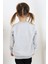 Kız Çocuk Sweatshirt Baskılı Pullu Unicorn 2-6 Yaş, Gri Melanj 2