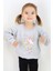 Kız Çocuk Sweatshirt Baskılı Pullu Unicorn 2-6 Yaş, Gri Melanj 4