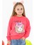Kız Çocuk Sweatshirt Köpekcik Baskılı 3-7 Yaş, Mercan 1