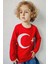 Erkek Çocuk Türk Bayraklı Body 8-14 Yaş, Kırmızı 4