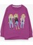 Kız Çocuk Sweatshirt Pullu Kız Baskılı 3-8 Yaş, Mor 1