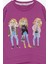 Kız Çocuk Sweatshirt Pullu Kız Baskılı 3-8 Yaş, Mor 3