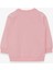 Kız Çocuk Sweatshirt Dostluk Temalı 6-12 Yaş, Pudra 2