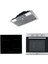 Inox-Siyah Ankastre Set (Fbı 525 gr - Fhr 604 Bk - Fsl 82 H Xs) 1