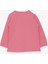 Kız Çocuk Uzun Kollu Tişört Fırıfırlı 3-8 Yaş, Pembe 2