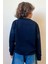 Erkek Çocuk Sweatshirt Yazı Baskılı 7-12 Yaş, Lacivert 2