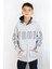 Erkek Çocuk Yazı Baskılı Sweatshirt 9-16 Yaş, Gri Melanj 1