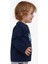 Erkek Çocuk Uzun Kollu Tişört Yazı Baskılı 1-4 Yaş, Lacivert 3
