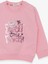 Kız Çocuk Sweatshirt Nakışlı Pullu 1-4 Yaş, Pudra 3