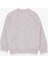 Kız Çocuk Sweatshirt Simli Kedicik Baskılı 1.5-5 Yaş, Bej Melanj 2