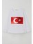 Kız Çocuk Uzun Kollu Tişört Pullu Ay Yıldız 4-14 Yaş, Beyaz 1