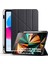 Samsung Galaxy Tab S9 Fe/S10 Fe 10.9 Kılıf Kalem Bölmeli Trifolding Üçgen Katlanır Yatay Dikey Standlı SM-X510 SM-X520 1