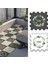 Dijital Baskılı Yaprak Desenli Home Yazı Karakterli Balkon Halısı Yolluk Yapboz Puzzle Japon Halı 1
