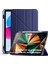 Samsung Galaxy Tab S9 Fe/S10 Fe 10.9 Kılıf Kalem Bölmeli Trifolding Yatay Dikey Standlı Case Hediye Kalemli SM-X520 SM-X510 1