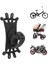 Bisiklet Scooter Cep Telefonu Tutucu 360 ° Döndürme Kolu Cep Telefonu Gps Silikon Braket Bisiklet Scooter Cep Telefonu Için Standı (Yurt Dışından) 1