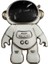 6d Elektroliz Astronot Katlanır Telefon Standı Tutucu IPhone Samsung Xıaomı Kılıf Karikatür Cep Telefonu Sticker Tutucu Braketi Renk:beyaz (Yurt Dışından) 1
