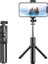 Bluetooth Uzaktan Kumandalı Kablosuz Selfie Çubuğu Tripod Standı iPhone Samsung Cep Telefonu Için Uzatılabilir Tripod Tiktok Canlı Akışrenk:siyah (Yurt Dışından) 1