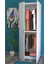Bahar Giyinme Dolabı - Çok Amaçlı Dolap - Gardırop 60 cm -2 Kapaklı 1