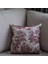 Bordo Vintage Desenli 50 x 50 Dekoratif Yastık Kılıfı 4