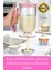 Pankek Hamur Porsiyonlayıcı Ölçülü Akıtma Dağıtıcı Krep Yapma Puding Muffin 900 ml Ölçekli Aparatı 2