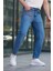 Lacivert Erkek Jean Pantolon E7419 3