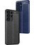 Galaxy S23 Ultra Kılıf Fygs Niss Silikon Kapak-Lacivert 4
