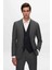 Ds Damat Slim Fit Lacivert Mono Yaka Viskonlu Takim Elbise Kombinli 1