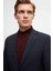 Slim Fit Lacivert Düz Mono Yaka Viskonlu Takim Elbise 3