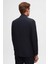 Slim Fit Lacivert Düz Mono Yaka Viskonlu Takim Elbise 5