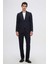 Ds Damat Regular Fit Lacivert Armürlü Takim Elbise 4