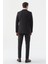 Ds Damat Slim Fit Siyah Düz Travel Takim Elbise 3