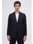 Ds Damat Regular Fit Lacivert Armürlü Takim Elbise 1