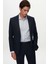 Ds Damat Slim Fit Lacivert Armürlü Takim Elbise 2