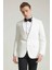 Slim Fit Ekru Düz Smokin Takim Elbise 1