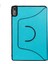 Lenovo Tab P11 11.5" (2.nesil) Uyumlu Zore Fest Dönebilen Standlı Kılıf-Turkuaz 1