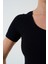 Kısa Kollu T-Shirt - Siyah 4