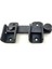 Antika Tarz Dekoratif Pirinç Kapı Mandalı - 57X115 mm Oksit 1