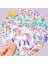 50 Adet Unicorn Karikatür Sticker - Su Geçirmez Vinil 1