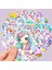 50 Adet Unicorn Karikatür Sticker - Su Geçirmez Vinil 4
