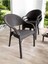 Bambu Rattan Kollu Sandalye Koltuk 6'lı Set 5