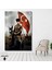 Tekli Dikey Kanvas Duvar Tablosu At Üzerinde Atatürk 1