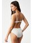 Carlet Simli Kumaş Dolgulu (Push Uplı) Bikini Ekru 3