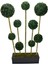 Yapay Bambu Top Şimşir Seperatör Ağacı 150 cm 2
