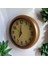 Gold Metal Esktme Mini Duvar Saati Çap 20 cm Küçük Saat 1
