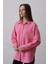 Çizgili Tek Cep Gömlek - Pembe 3