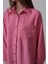 Çizgili Tek Cep Gömlek - Pembe 4