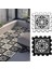 Dijital Baskılı Kare Desenli Balkon Halısı Yolluk Yapboz Puzzle Japon Halı 1