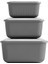 3’lü Erzak Gıda Saklama Kabı, Buzdolabı Düzenleyici Organizer 3’lü Set (600ML,1100ML,1800ML) 2